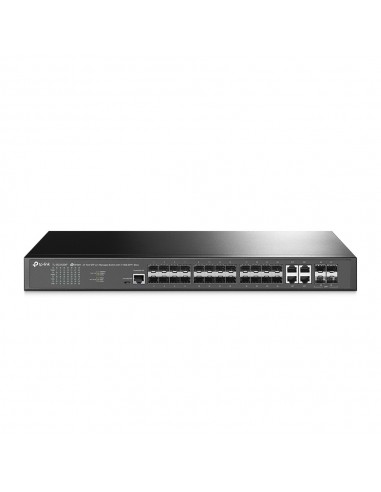 TP-Link TL-SG3428XF switch Gestionado L2+ Ninguno 1U Negro