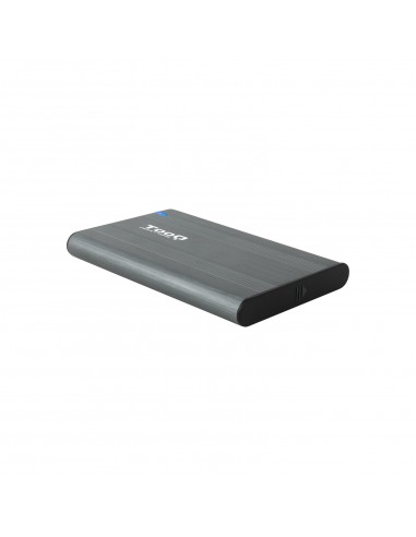 TooQ Caja Externa para Discos de 2,5” HDD SSD, Gris