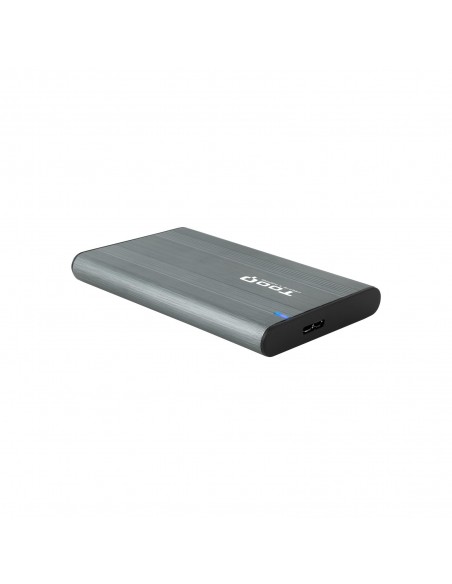 TooQ Caja Externa para Discos de 2,5” HDD SSD, Gris