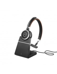 Jabra Evolve 65 Auriculares Inalámbrico y alámbrico Diadema Llamadas Música MicroUSB Bluetooth Base de carga Negro