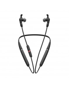 Jabra Evolve 65e UC & Link 370 Auriculares Inalámbrico Banda para cuello Oficina Centro de llamadas MicroUSB Bluetooth Negro