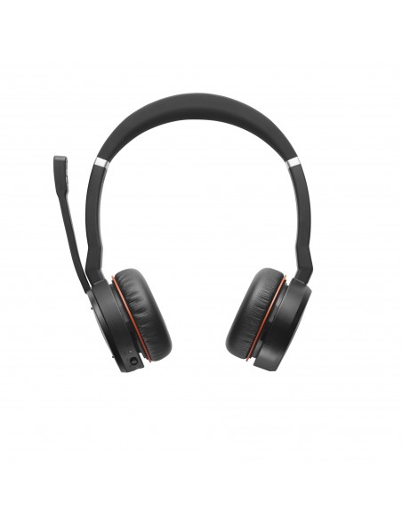 Jabra Evolve 75 Auriculares Inalámbrico y alámbrico Diadema Llamadas Música Bluetooth Base de carga Negro