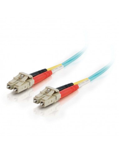 C2G 85553 cable de fibra optica 7 m LC OFNR Turquesa