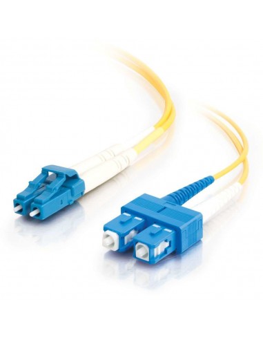 C2G 85587 cable de fibra optica 2 m LC SC OFNR Amarillo