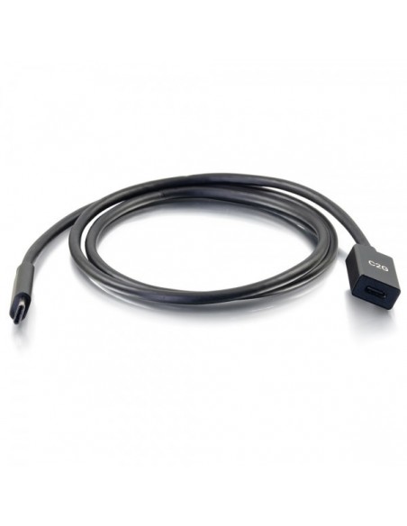 C2G Cable alargador de USB-C a C 3.1 (Gen 2) macho a hembra (10 Gbps) de 90 cm