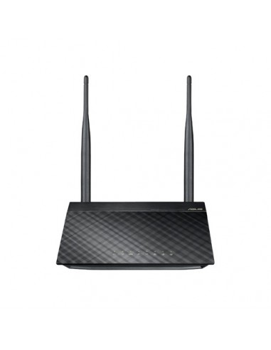 ASUS RT-N12E C1 N300 router inalámbrico Ethernet rápido Banda única (2,4 GHz) Negro, Metálico