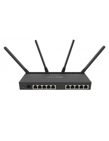 Mikrotik RB4011iGS+5HacQ2HnD-IN router inalámbrico Gigabit Ethernet Doble banda (2,4 GHz   5 GHz) Negro