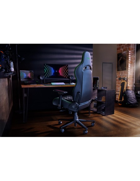 Razer Enki Silla para videojuegos de PC Asiento acolchado Negro