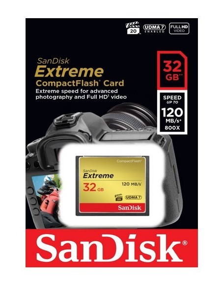 SanDisk 32GB Extreme CompactFlash