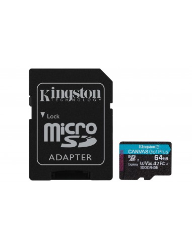 Kingston Technology Canvas Go! Plus 64 GB MicroSD UHS-I Clase 10