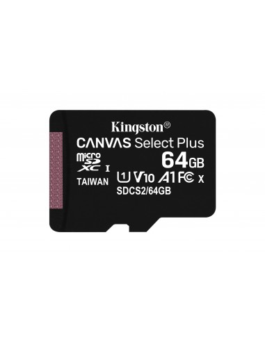 Kingston Technology Canvas Select Plus 64 GB MicroSDXC UHS-I Clase 10