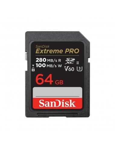 SanDisk SDSDXEP-064G-GN4IN memoria flash 64 GB SDXC UHS-II Clase 10