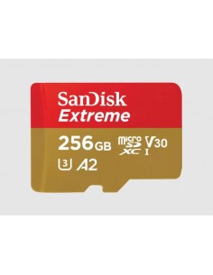 SanDisk Extreme 256 GB MicroSDXC UHS-I Clase 3