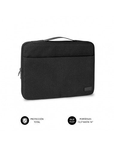 SUBBLIM Funda Ordenador Elegant Laptop Sleeve 13,3-14" Black