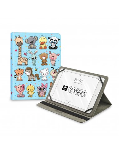 SUBBLIM Funda Tablet Universal TRENDY CASE ANIMALS 11"