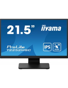 iiyama ProLite T2252MSC-B2 pantalla para PC 54,6 cm (21.5") 1920 x 1080 Pixeles Full HD LCD Pantalla táctil Negro