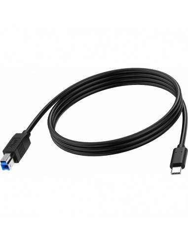 Vision TC 2MUSBCB BL cable USB 2 m USB 3.2 Gen 1 (3.1 Gen 1) USB C USB B Negro