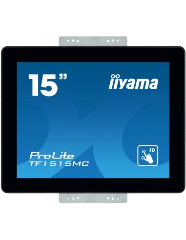 iiyama ProLite TF1515MC-B2 pantalla para PC 38,1 cm (15") 1024 x 768 Pixeles XGA LED Pantalla táctil Negro