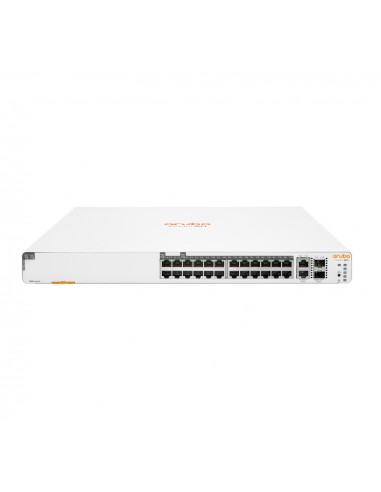 HPE Aruba Instant On 1960 24G 20p Class4 4p Class6 PoE 2XGT 2SFP+ 370W Gestionado L2+ Gigabit Ethernet (10 100 1000) Energía