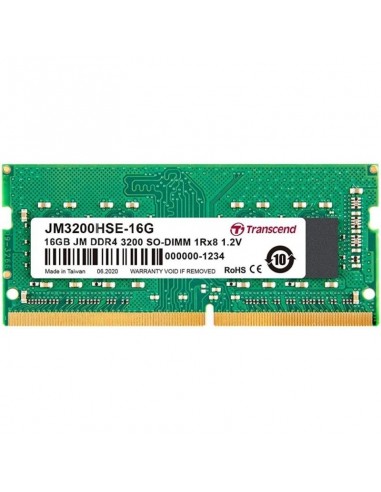 Transcend JetRam JM3200HSE-16G módulo de memoria 16 GB 1 x 16 GB DDR4 3200 MHz