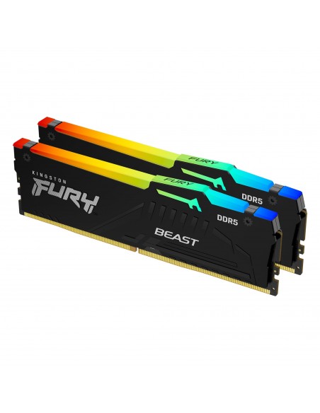 Kingston Technology FURY Beast RGB módulo de memoria 32 GB 2 x 16 GB DDR5 5200 MHz