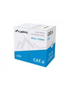 Lanberg LCU6-11CU-0305-S cable de red Gris 305 m Cat6 U UTP (UTP)