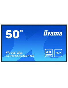 iiyama LH5042UHS-B3 pantalla de señalización Pizarra de caballete digital 125,7 cm (49.5") VA 500 cd   m² 4K Ultra HD Negro