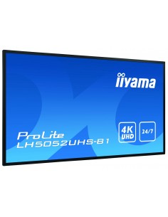 iiyama LH5052UHS-B1 pantalla de señalización Pantalla plana para señalización digital 125,7 cm (49.5") VA 500 cd   m² 4K Ultra