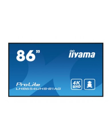 iiyama ProLite To Be Updated pantalla para PC 2,17 m (85.6") 3840 x 2160 Pixeles 4K Ultra HD LED Negro