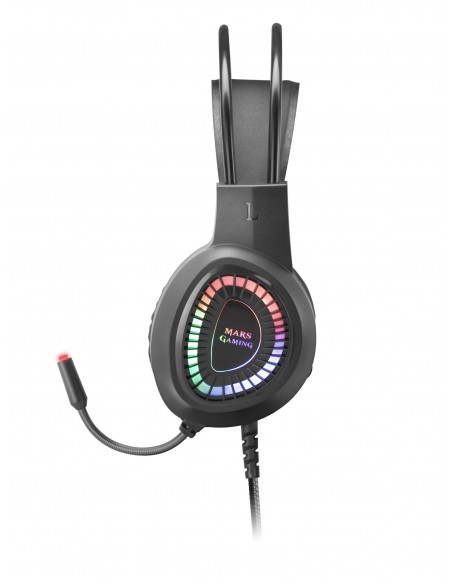 Mars Gaming MH220 auricular y casco Auriculares Alámbrico Diadema Juego Negro