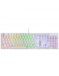 Mars Gaming MK422 Blanco Teclado Mecánico Gaming RGB Antighosting Switch Mecánico Rojo Idioma Español