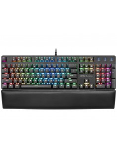 Mars Gaming MK5BPT Teclado Mecánico RGB Reposamuñecas Acolchado Switch OUTEMU SQ Azul Idioma Portugués