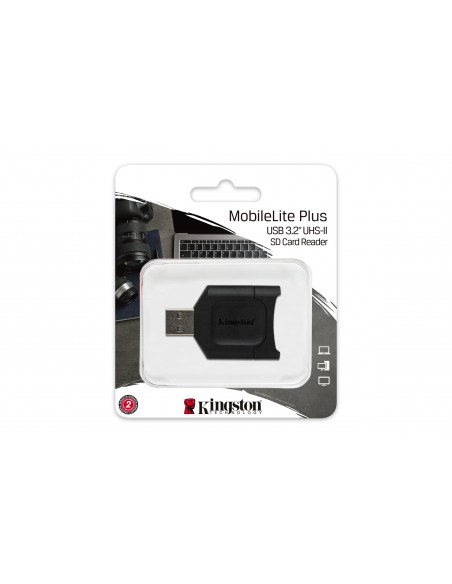 Kingston Technology MobileLite Plus lector de tarjeta USB 3.2 Gen 1 (3.1 Gen 1) Type-A Negro