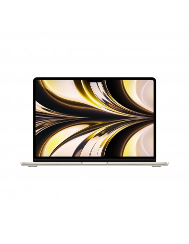 Apple MacBook Air Portátil 34,5 cm (13.6") Apple M M2 8 GB 512 GB SSD Wi-Fi 6 (802.11ax) macOS Monterey Beige