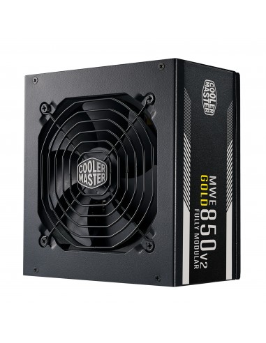 Cooler Master MWE Gold 850 - V2 Full Modular unidad de fuente de alimentación 850 W 24-pin ATX ATX Negro