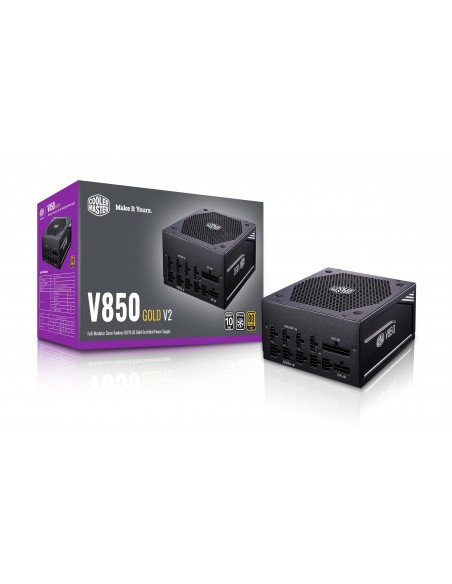 Cooler Master V850 Gold-V2 unidad de fuente de alimentación 850 W 24-pin ATX ATX Negro