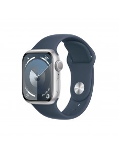 Apple Watch Series 9 41 mm Digital 352 x 430 Pixeles Pantalla táctil Plata Wifi GPS (satélite)