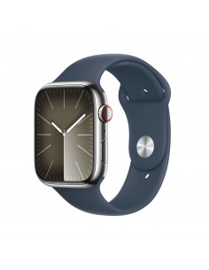 Apple Watch Series 9 45 mm Digital 396 x 484 Pixeles Pantalla táctil 4G Plata Wifi GPS (satélite)