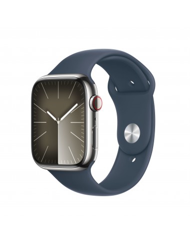 Apple Watch Series 9 45 mm Digital 396 x 484 Pixeles Pantalla táctil 4G Plata Wifi GPS (satélite)