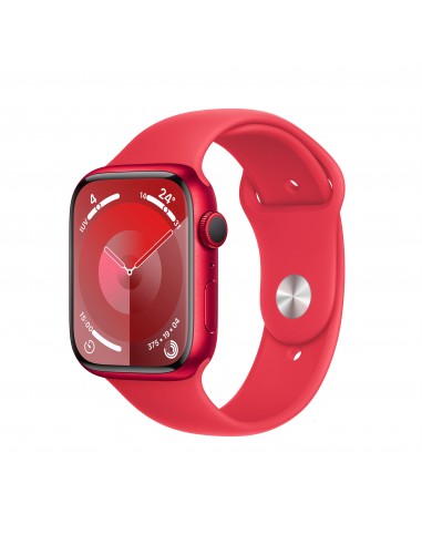 Apple Watch Series 9 45 mm Digital 396 x 484 Pixeles Pantalla táctil Rojo Wifi GPS (satélite)