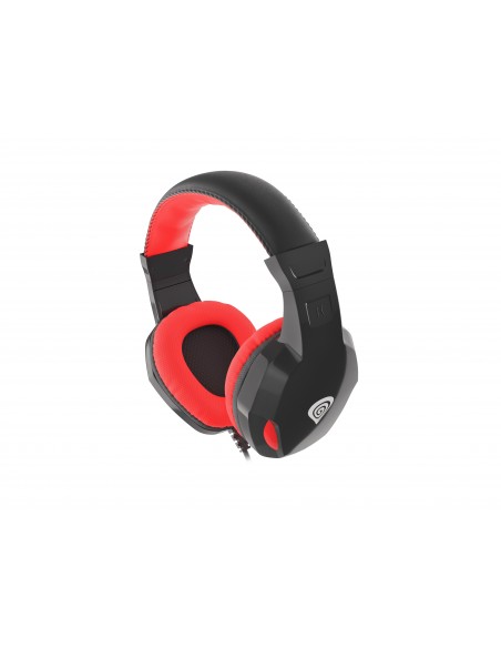 GENESIS Argon 110 Auriculares Alámbrico Diadema Juego Negro, Rojo