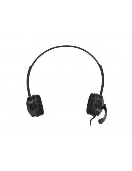 NATEC Canary Go Auriculares Alámbrico Diadema Oficina Centro de llamadas Negro