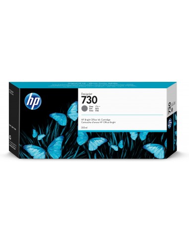 HP Cartucho de tinta DesignJet 730 gris de 300 ml