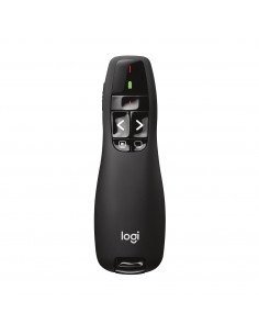 Logitech R400 apuntador inalámbricos RF Negro