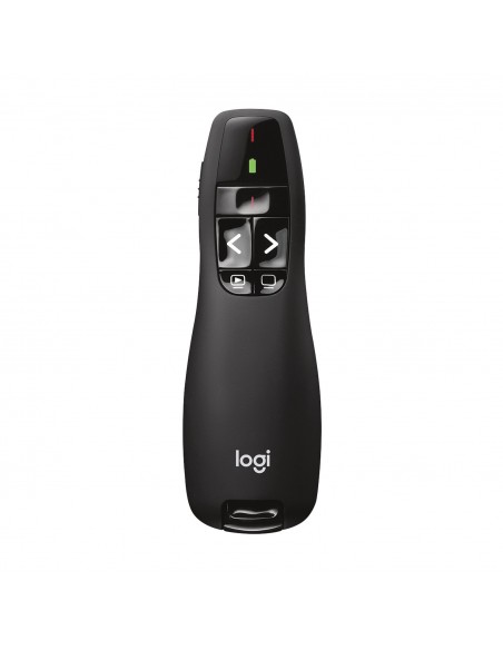 Logitech R400 apuntador inalámbricos RF Negro