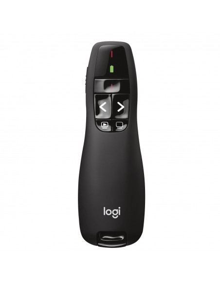 Logitech R400 apuntador inalámbricos RF Negro