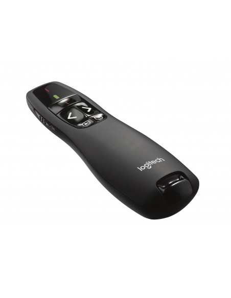 Logitech R400 apuntador inalámbricos RF Negro