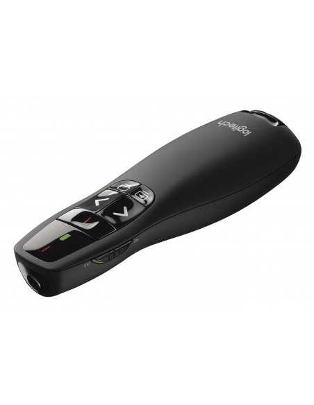 Logitech R400 apuntador inalámbricos RF Negro