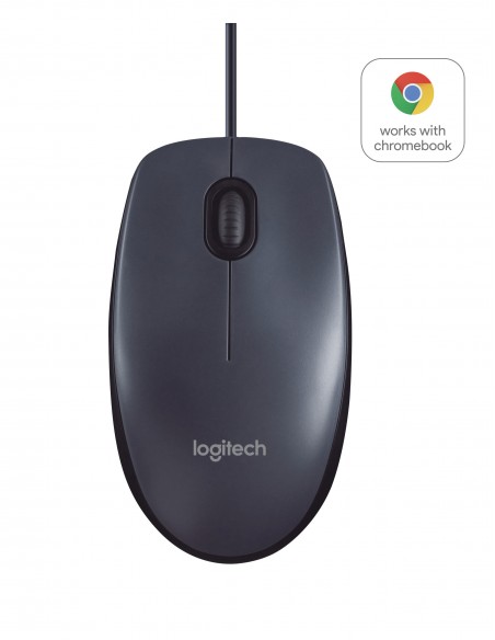 Logitech B100 ratón Ambidextro USB tipo A Óptico 800 DPI