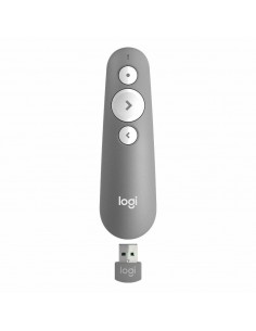 Logitech R500 apuntador inalámbricos Bluetooth RF Gris